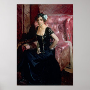 Sorolla - Clotilde In Evening Dress Poster
