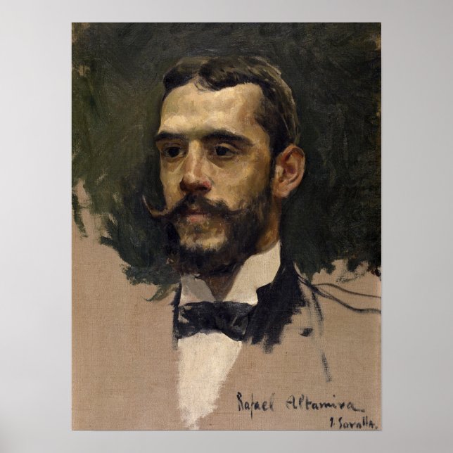 Sorolla - Portrait of Rafael Altamira Poster (Front)