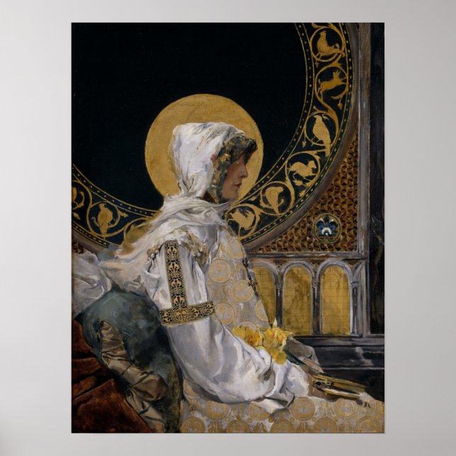 Sorolla - Santa In Prayer Poster (Front)