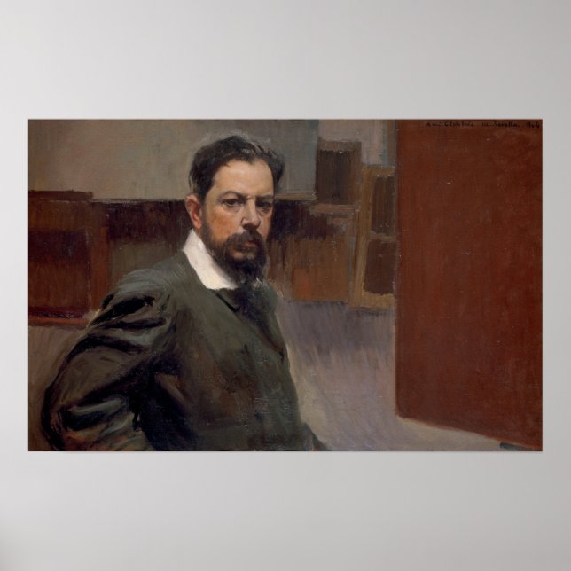 Sorolla - Self Portrait Poster (Front)