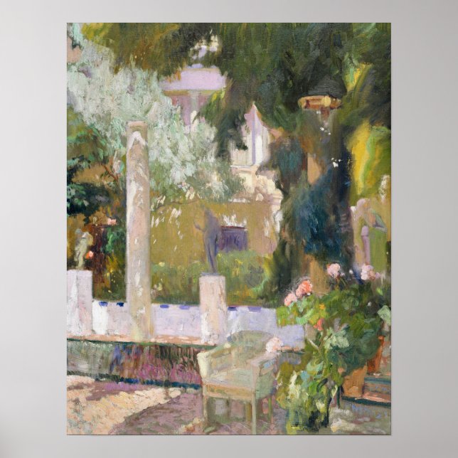 Sorolla - The Gardens At The Family House Poster (Front)