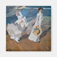 Sorolla Y Bastida - Strolling Along The Seashore