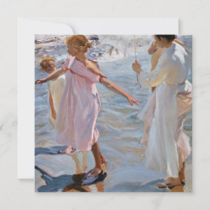 Sorolla Y Bastida - Time For A Bathe, Valencia Holiday Card