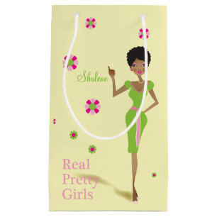 Sorority Life girly illustration Small Gift Bag