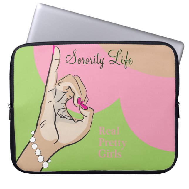 Sorority Life Laptop Sleeve (Front)