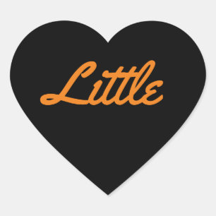Sorority Little Halloween Heart Sticker