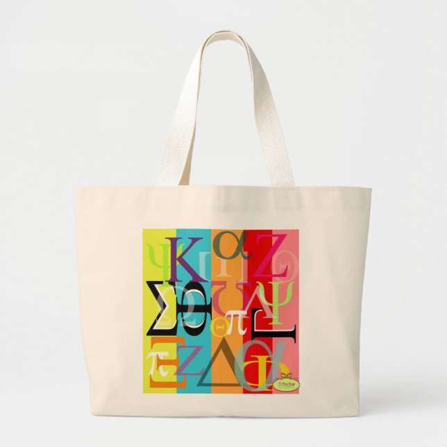 Sorority Princess Large Tote Bag (Front)