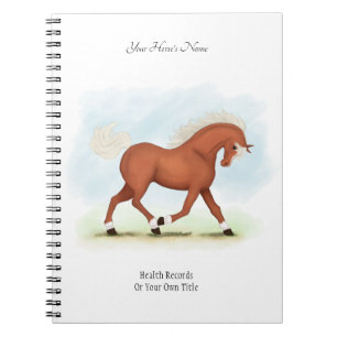 Sorrel Pony or Horse Personalised Owner's Journal