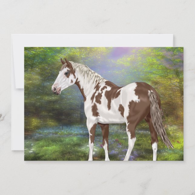 Sorrel Tovero Paint Horse Print (Front)