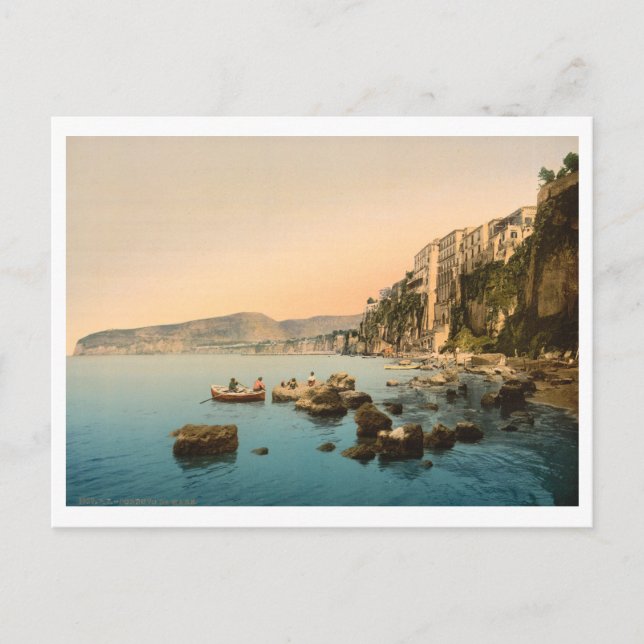 Sorrento by the Sea, Naples, Campania, Italy Postcard (Front)