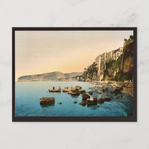 Sorrento by the sea, Naples, Italy classic Photoch Postcard