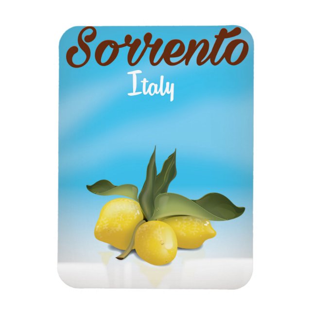 Sorrento Italian vacation travel poster Magnet (Vertical)