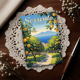 Sorrento, Italy: A Vintage 1960s Postcard