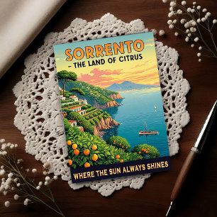 Sorrento, Italy: A Vintage 1960s Postcard