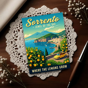 Sorrento, Italy: A Vintage 1960s Postcard