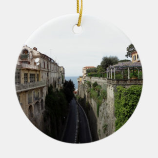 Sorrento, Italy Ceramic Tree Decoration