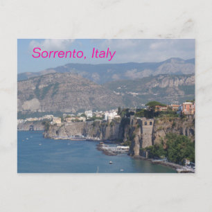 Sorrento italy postcard