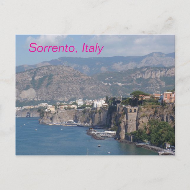 Sorrento italy postcard (Front)