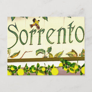 Sorrento,  Italy,  Sign Postcard