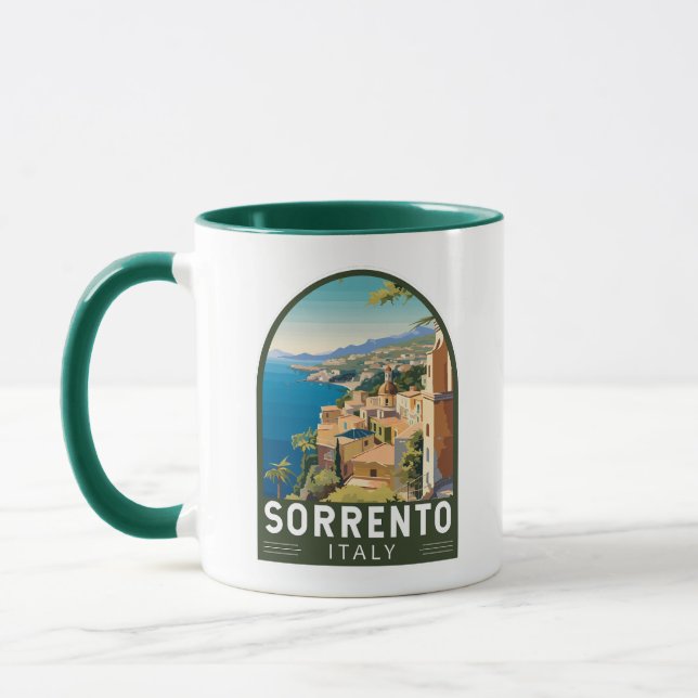 Sorrento Italy Travel Art Vintage Mug (Left)