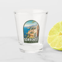 Sorrento Italy Travel Art Vintage