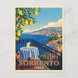 Sorrento Italy Travel Postcard