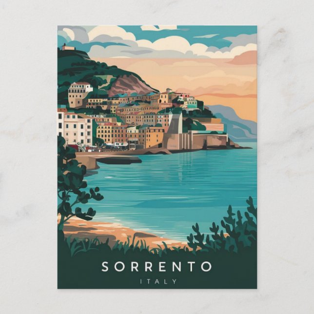 Sorrento Italy Travel Postcard (Front)