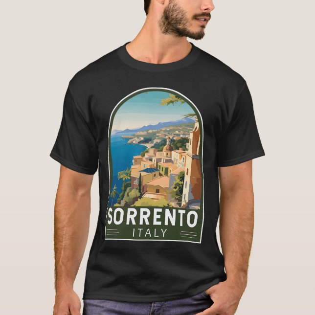 Sorrento Italyravel Art Emblem friends T-Shirt (Front)