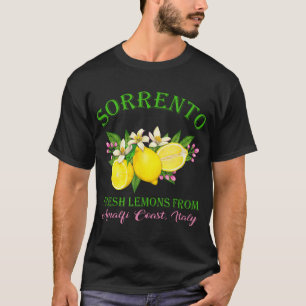 Sorrento Town Lemons From Amalfi Coast Italia T-Shirt