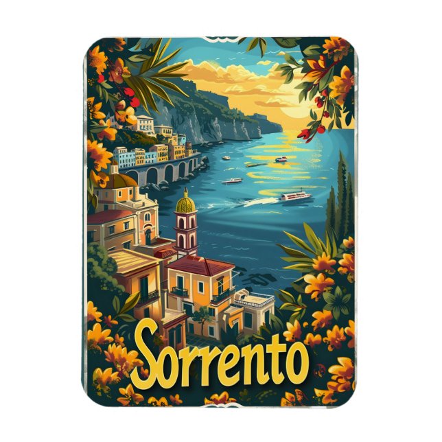 Sorrento Vintage Magnet (Vertical)