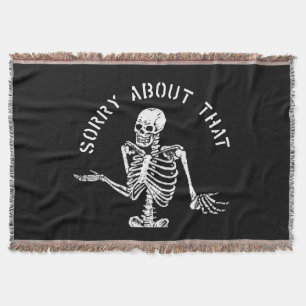 Sorry About That Throw Blanket