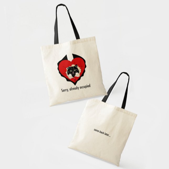 Sorry, already occupied tote bag (Creator Uploaded)