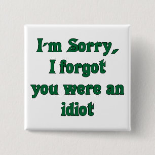 Sorry button
