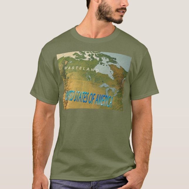 Sorry Canada men fatigue green T-shirt (Front)