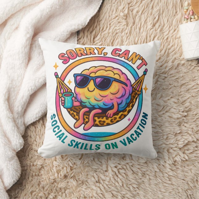 Sorry Can't.... Cushion (Blanket)