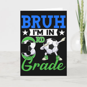 Sorry Can't Soccer Bye Funny Soccer Player Vintage Card
