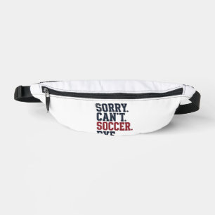 Sorry Cant Soccer Bye Vintage Bum Bags