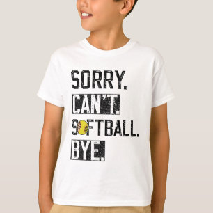 Sorry Can't Softll Bye Funny Softll Player Vintage T-Shirt