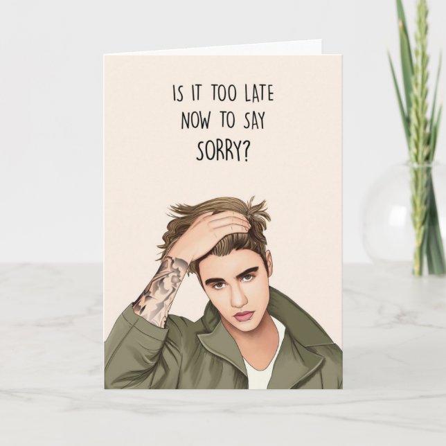 Sorry Card  (Front)