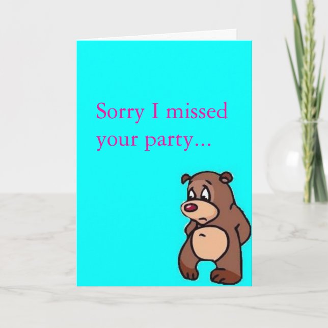 sorry card (Front)