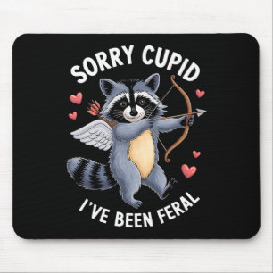 Sorry Cupid I've Been Feral Valentine's Day Couple Mouse Mat