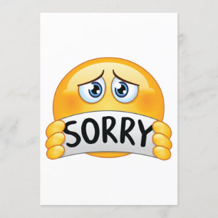 Sorry Emoticon Invitation