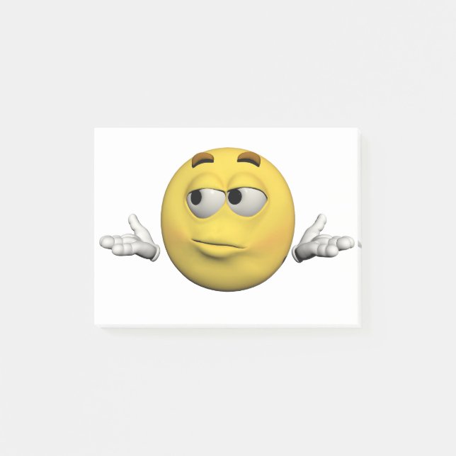 Sorry emoticon post-it notes (Front)