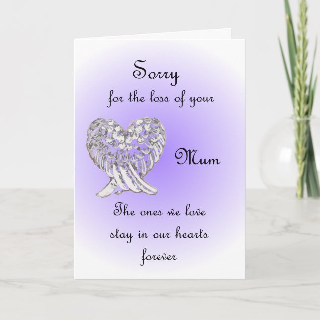 Sorry For The Loss Of Your Mum Card (Front)