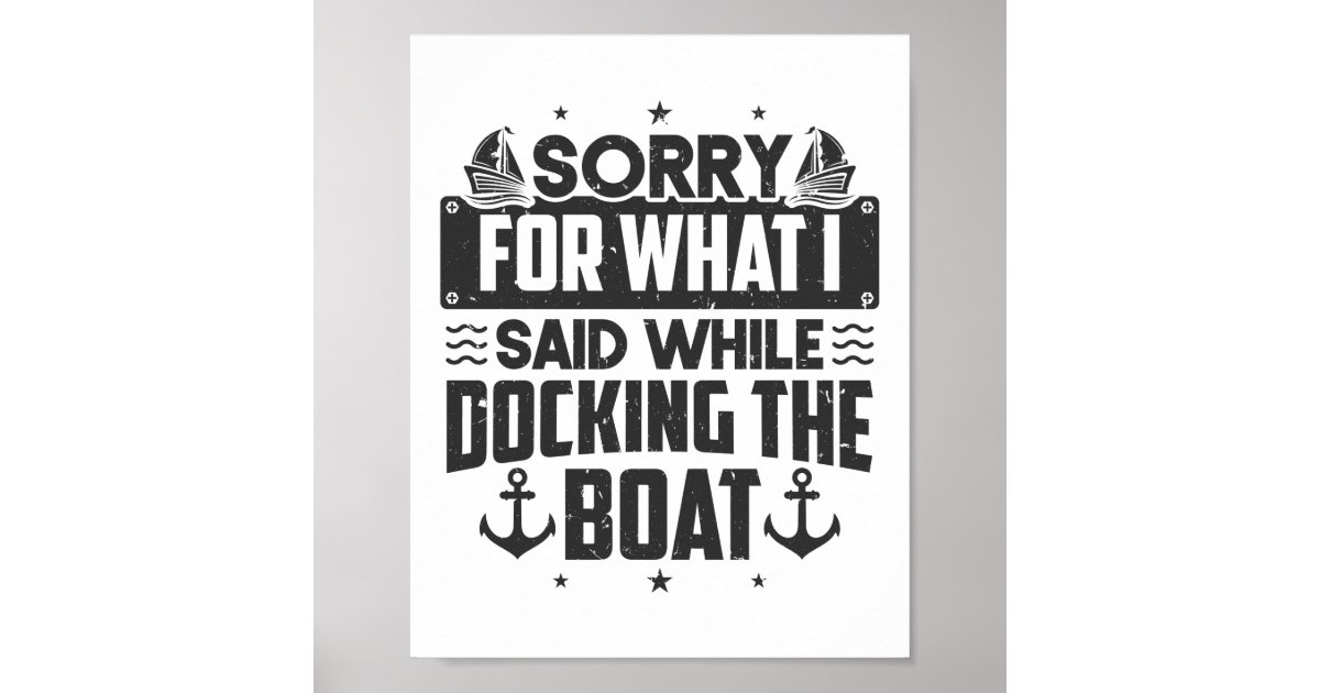 Sorry For What I Said While Docking The Boat Hat main image 1