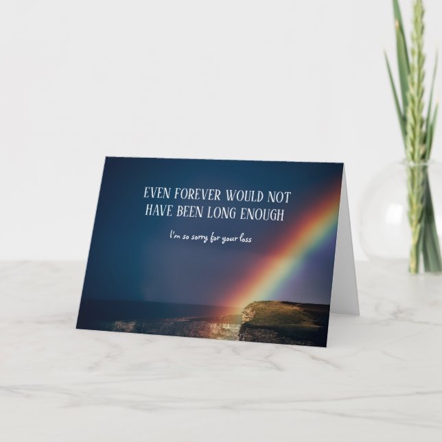 Sorry for your Loss | Pet Sympathy Card (Front)