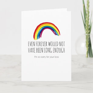 Sorry for your Loss   Pet Sympathy Card