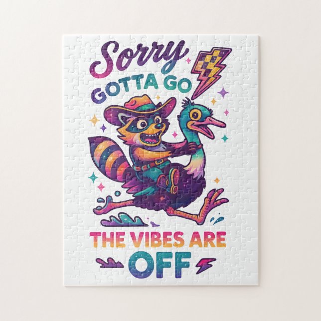 Sorry Gotta Go.... Jigsaw Puzzle (Vertical)