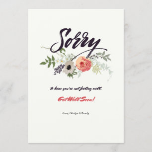 Sorry Greeting Card
