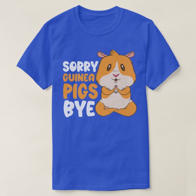 Sorry Guinea Pigs Bye Funny Furry Potato Premium  T-Shirt (Design Front)